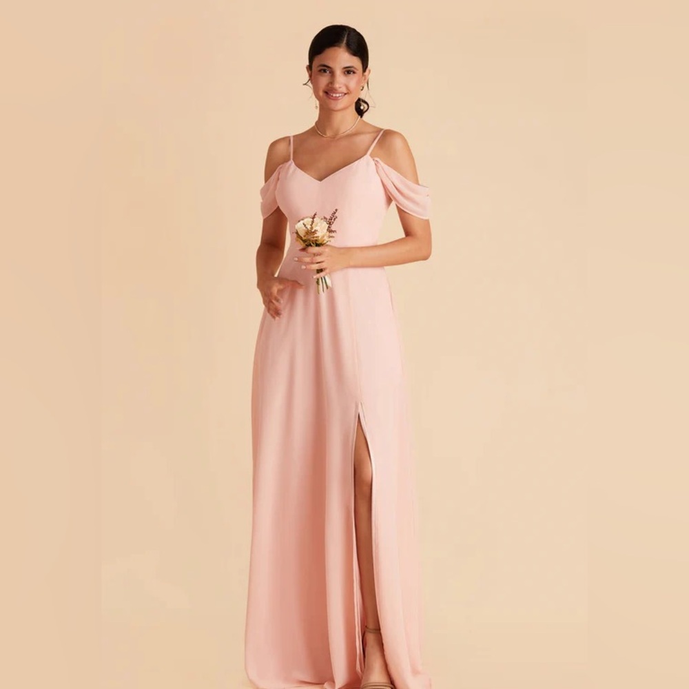 Birdy Grey Devin Convertible Dress Blush Pink Size S Bridesmaid